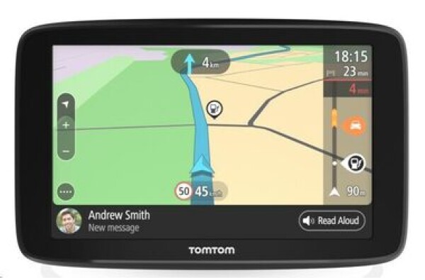 TomTom Go Basic 5 Europe 45 / GPS navigácia / 5 / 16GB / Wi-Fi / BT / microSD (1BA5.002.00)