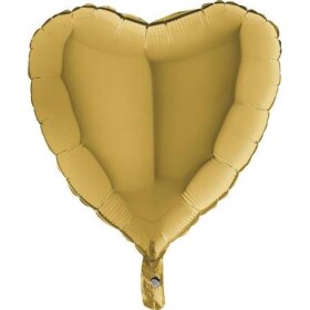 Nafukovací balónik zlaté srdce 46 cm - Grabo
