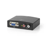 Nedis VCON3454AT prevodník VGA + 2x RCA na HDMI / Full HD 1920x1080 / 1cestný / 1080p (VCON3454AT)