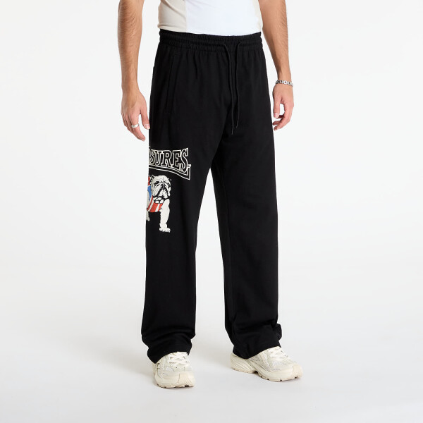 Kalhoty PLEASURES Bulldog Cotton Pants Black M