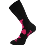 VOXX Etrex ponožky čierno-ružové 1 pár 35-38 118227
