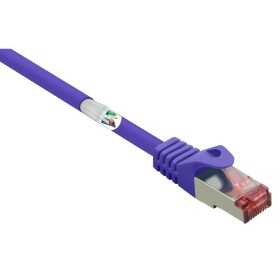 Renkforce RF-4724922 RJ45 sieťové káble, prepojovacie káble CAT 6 S/FTP 3.00 m fialová s ochranou, pozlátené kontakty, samozhášavý 1 ks; RF-4724922