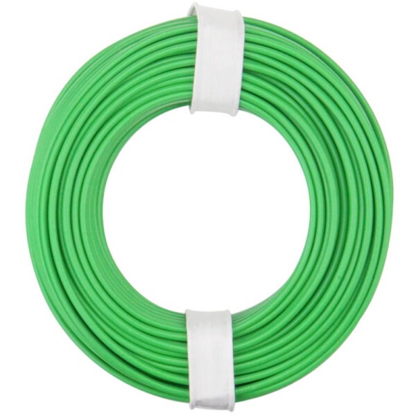 Donau Elektronik 125-014 opletenie / lanko 1 x 0.25 mm² zelená 10 m; 125-014
