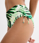 SUMMER PALM - Maxi bikiny s vysokým krytím a nastaviteľnými bokmi Triumph GREEN COMBINATION 42
