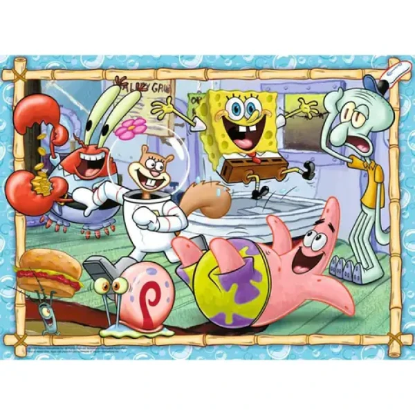 Ravensburger Detské puzzle Nové dobrodružstvá v Bikini Bottom