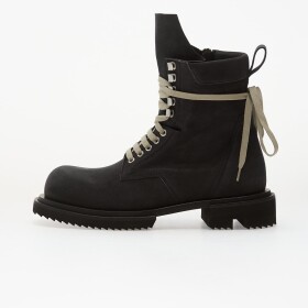 Tenisky Rick Owens DRKSHDW Leather Boots - Low Army Gabe Black EUR 40