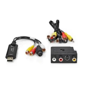 Nedis Video Prevodník / USB 2.0 / 480p / A / V kábel / Scart (VGRRU101BK)