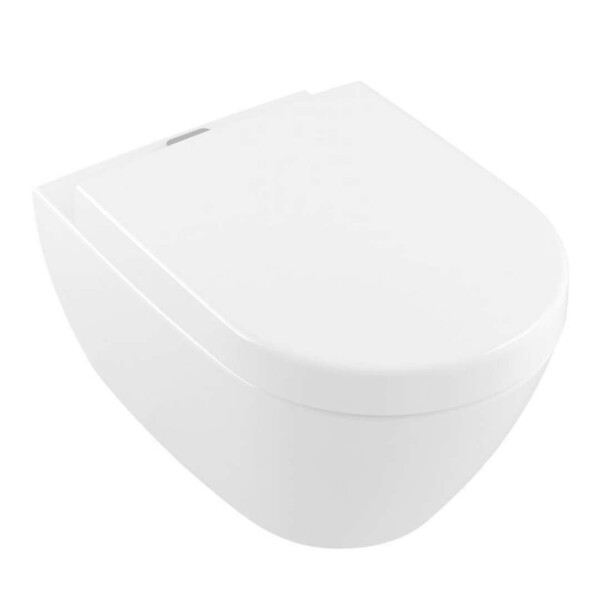 VILLEROY & BOCH - Subway 2.0 Závesné WC, hlboké splachovanie, Aquareduct, DirectFlush, s CeramicPlus, alpská biela 5614A1R1