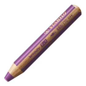 STABILO® Woody 3 in 1 - Anniversary Edition - Jednorožec - 6 ks sada s strúhadlom - 6 rôznych farieb (8806-4-1)