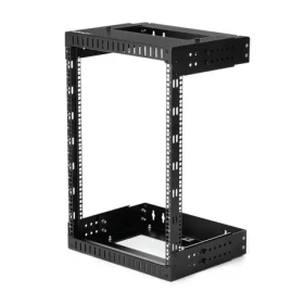 StarTech 15U nástenný rozvádzač čierna / Rozvádzač nástenný / 19" / hĺbka 305-510 mm / nosnosť 90 kg (RK15WALLOA)