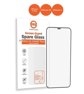 Mobile Origin Orange Screen Guard Spare Glass pre Apple iPhone 11 Pro/XS/X / náhradné sklo pre inštalačnú sadu (SGA-SP-i11Pro)