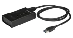 StarTech čierna / USB hub / 4 porty / 3x USB-A + 1x USB-C / USB 3.2 Gen 1 5 Gb/s (HB30A3A1CST)