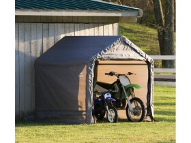 Plachtový prístrešok – ShelterLogic 1,8 × 1,8 m sivý