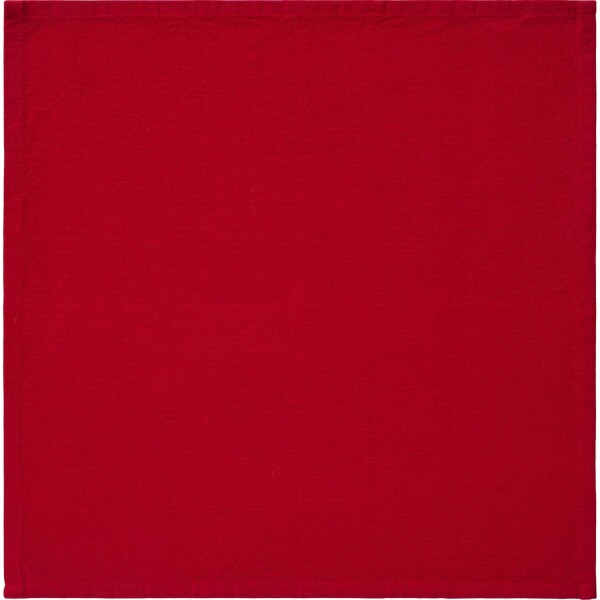 Ib Laursen Bavlnený obrúsok Elin Plain Red 40 × 40 cm
