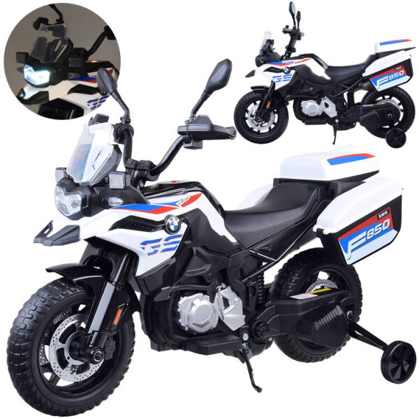 Mamido Veľká elektrická motorka BMW F850 GS na batériu pre deti PA0324