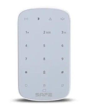 SAFE Keypad PLUS biela / Bezdrôtová dotyková podsvietená klávesnica (SAFE38050)