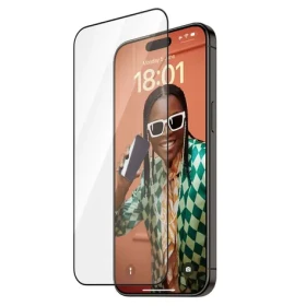 PanzerGlass Tvrdené sklo Re:fresh UWF s aplikátorom pre Apple iPhone 15 Pro Max čierna (2824)