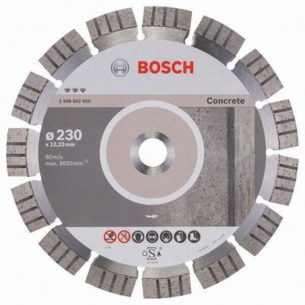 Bosch Accessories 2608602655 Bosch Power Tools diamantový rezný kotúč Priemer 230 mm 1 ks; 2608602655