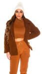 Trendy Cozy Teddy Jacket brown M