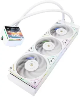 ThermalRight Hyper Vision UB biela / AIO vodný chladič CPU / 360 mm / ARGB (HYPER VISION 360 UB ARGB WHITE)