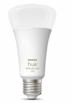 Philips Hue LED žiarovka E27 RGBW 13 / múdra LED žiarovka / 1600 lm / 2000-6500 K / stmievateľná / biela a farebná (SKL000388885)