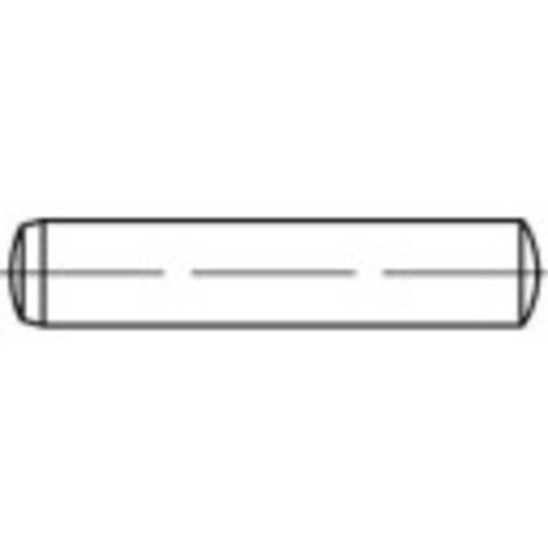 TOOLCRAFT 103401 valcový kolík (Ø x d) 10 mm x 65 mm ocel 50 ks; 103401