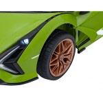 Mamido Elektrické autíčko Lamborghini Sian 4x4 zelené