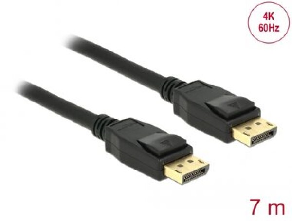 DeLock DisplayPort 1.2 kábel (M) - DisplayPort (M) 7m / 4K / 60 Hz (84860)