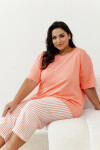 3375 DÁMSKE PYŽAMO ELOISE 2XL-3XL oranžová 3xl