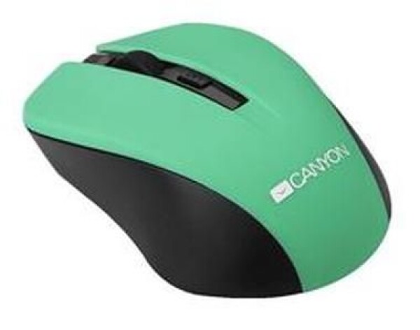 Canyon CNE-CMSW1GR / optická bezdrôtová / 800/1000/1200 dpi / USB / zelená / dopredaj (CNE-CMSW1GR)