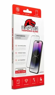 Swissten RAPTOR DIAMOND ULTRA CLEAR 3D Temperované sklo pre Apple iPhone 14 Pro čierna (84501783)