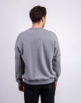 ONE OF XX Grey Melange Embroidered Crewneck Grey Melange L