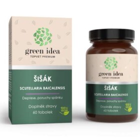 GREEN IDEA Šišiak bylinný extrakt pre psychickú pohodu 60 kapsúl