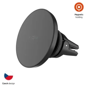 FIXED MagCircle čierna / Držiak do auta / Magnetický / MagSafe / Do ventilácie (FIXMC-V-BK)