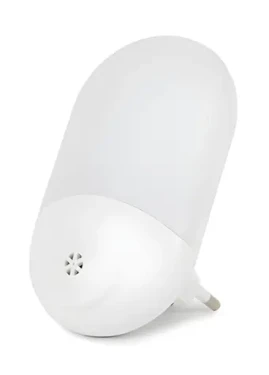 Entac nočná LED svetielko biela / Nočné svetlo so svetelným senzorom / 0,7 W / 3000 K / 220-240 V (ENL-0.7W-DS)
