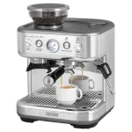 Sencor SES 6010SS strieborná / Pákový kávovar / 1770W / 15 bar / 2.3 l / napeňovacia tryska (8590669318155)