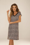 Košeľa De Lafense 853 Kendall w/r 3XL-4XL ecru-panther 4XL