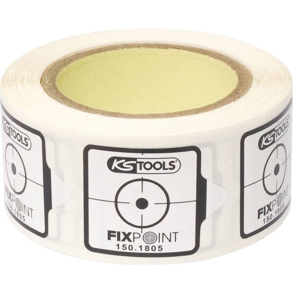 Role samolepiek Fixpoint, 300 samolepiek KS Tools 150.1805; 150.1805