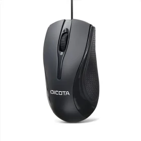 Dicota čierna / Myš / drôtová / USB / 3 tlačidlá / pre pravákov aj ľavákov (D32011)