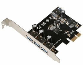 MicroConnect 3+1x USB3.0 PCIe VL805 v2 / PCIe rozširujúca karta / 4X USB3.0 (MC-USB3.0-F2B2-V2)