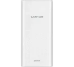 CANYON PB-2001 20000 mAh biela / Powerbanka / 5V / 2.1A / 2x USB-A / Smart IC (CNE-CPB2001W)