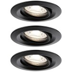 Paulmann 93085 Nova mini LED vstavané svetlo LED 12 W čierna (matná); 93085