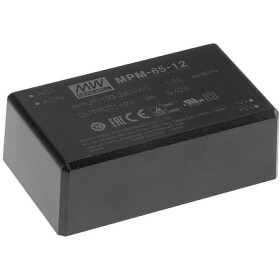 MEAN WELL MPM-65-15 sieťový zdroj AC/DC do DPS 15 V/DC 65 W; MPM-65-15
