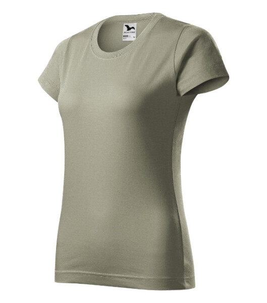 Základné dámske tričko svetlej khaki farby 2XL