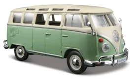 Maisto Volkswagen Van Samba zeleno-krémová