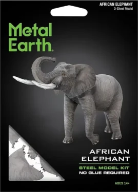 Metal Earth 3D puzzle Slon africký