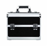 Aptel Kozmetický kufrík 35x25x31cm strieborno-čierny CA34B