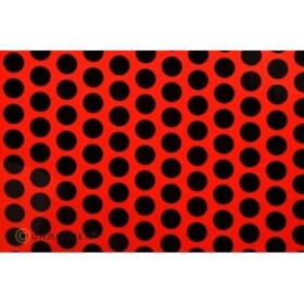Oracover 45-021-071-010 lepiaca fólia Orastick Fun 1 (d x š) 10 m x 60 cm červená, čierna; 45-021-071-010