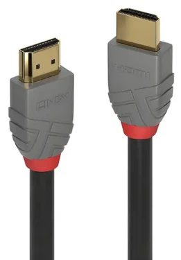 Lindy Anthra Line čierna / HDMI kábel / HDMI 2.0 / 7,5 m / 4K 60Hz (36966)