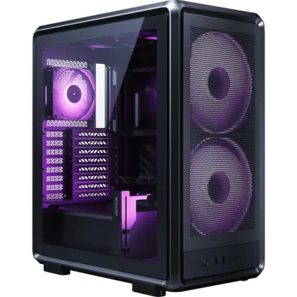Cooler Master Masterframe 500 Mesh ARGB čierna / SSI-CEB / 2x USB-A 3.2 / 1x USB-C 3.2 / 2x 200mm / 1x 120mm / bez zdroja (MF500M-KHNN-S01)